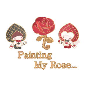 Kiki & Lala as Rose-Painting Card Soldiers