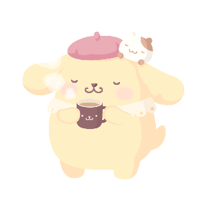 Hot Choco Camping Pompompurin & Muffin