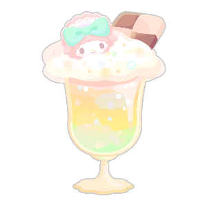 MY SWEET PIANO Rainbow Mint Cloud Parfait