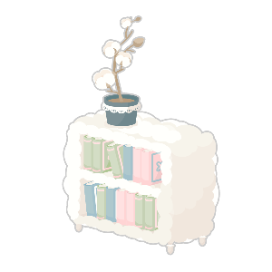 Soft & Dry Cotton-Covered Bookshelf