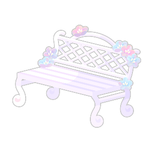 Aurora Bloom Bench for Besties