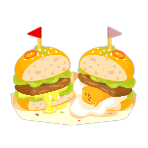 Melty Cheese, Melty Gudetama Burger