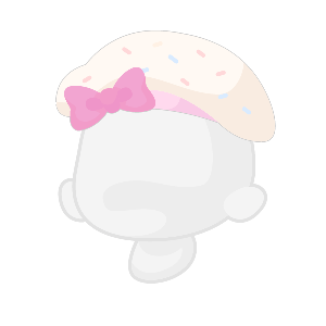 Sugar Sprinkle Creamy Donut Beret