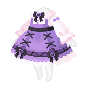 Tsundere Purple Lolita Dress