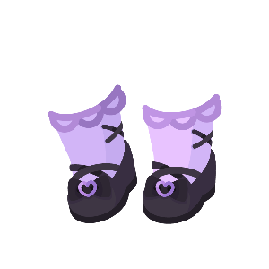 Tsundere Purple Lolita Pumps