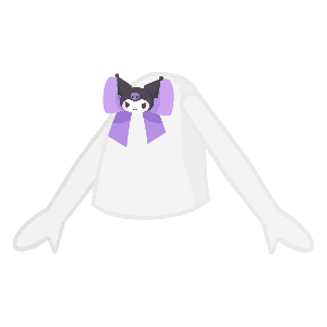 Tsundere Purple Kuromi Bowtie