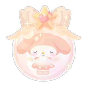 My Melody Angel Ornament Flower