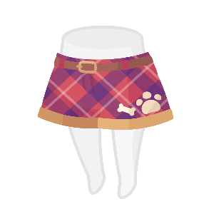 Studious Pup Preppy Tartan Shorts