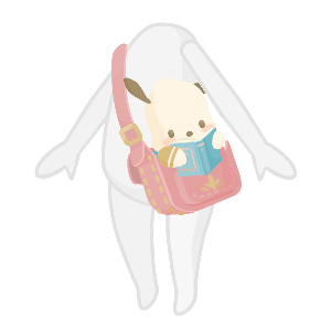 Bookworm Pochacco On the Go Satchel