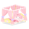 My Melody's Dreamy Canopy Bed