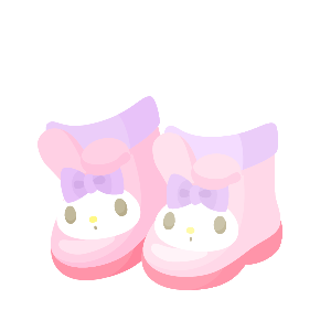 Pitter-Pat Walkin' My Melody Rainboots