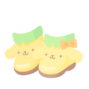 Pitter-Pat Walkin' Pompompurin Rainboots