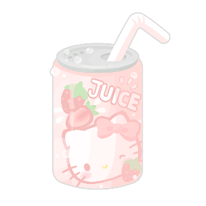 Hello Kitty Fresh Strawberry Juice Door