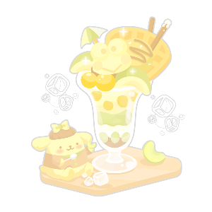 Pompompurin's Tasty Cool Parfait Flower