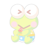 Cool Watermelon Lover☆ Keroppi Plushie XL