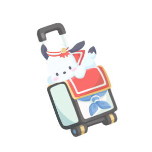 Sail the High Seas with Pochacco Suitcase