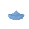 Marine Twins Blue Paper Boat