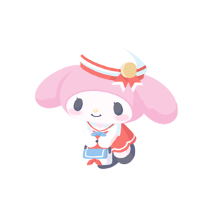 Red Marine Adventure My Melody Plushie S