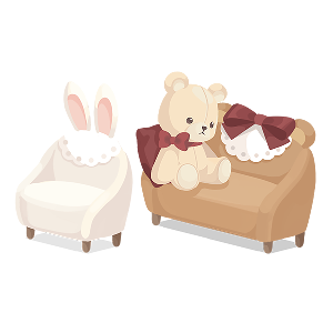 Handmade Stuffed Animal Sofa Set