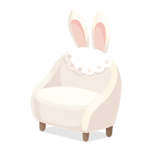 Soft Handmade Bunny Chair