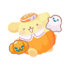 Halloween Cookie March Pompompurin Plushie XL