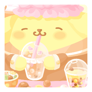 Pompompurin's Bubble Tea Maker Wall