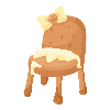 White Chocolate-Dunked Choco Cookie Chair