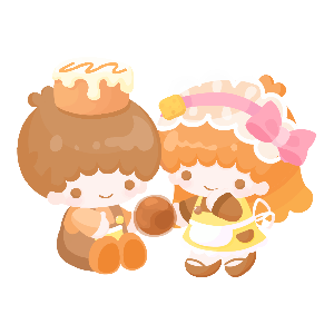 Tapioca Makers Kiki & Lala Plushie M