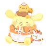 Bubble Tea Maker Pompompurin Plushie XL