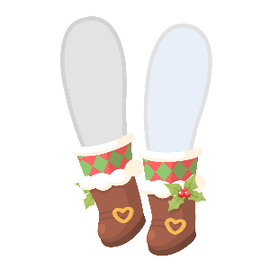 Festive Christmas Socks & Boots