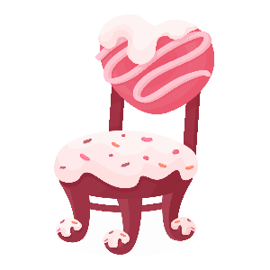 Strawberry Chocolate Magic Chair