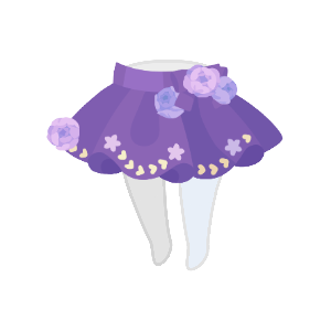 Violet Mansion Flower Skirt