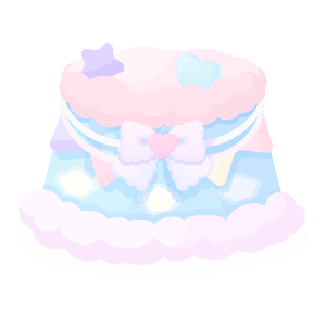 Fluffy Mood♪ Birthday Table Above the Clouds