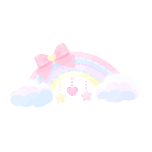 Happy Birthday Rainbow on the Clouds