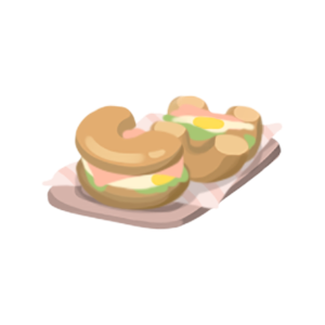 Stylish Even if You're Busy♪ Bagel Sandwich