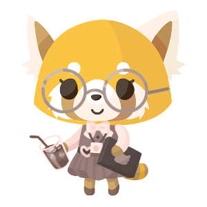 I've Got This♪ Aggretsuko Plushie XL