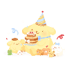 Invite Friends♪ Pompompurin's Birthday Party