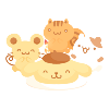 Congrats♪ Muffin, Bagel & Scone Plushie M