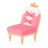 Very Satisfying Time♡Strawberry Latte Chair