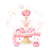 Strawberry Milk Harmony Fountain