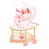 Hello Kitty Sweet Strawberry Latte Flower