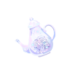 Crystal Rose Tea in a Crystal Teapot