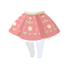 Daisy Patterned Shepherd's Skirt