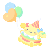 Puffy Balloons Pompompurin Plushie L