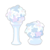 White Lily Vase Set