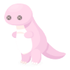 Fluffy Pink Tyrannosaurus