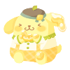 Sweet & Sour♪ Pompompurin Plushie XL