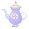 Hydrangea Teapot