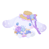 Hydrangea Bouquet & Cinnamoroll Plushie XL