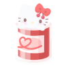 In a Cherry Candle Hello Kitty Plushie S